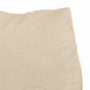 Rygpude Creme 45 x 20 x 35 cm Stof