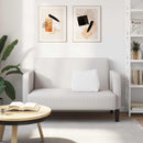 Rygpude Hvid 45 x 20 x 35 cm Stof