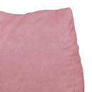 Rygpude Lyserød 45 x 20 x 35 cm Velourstof