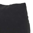 Rygpude Sort 45 x 20 x 35 cm Velourstof