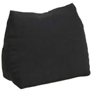 Rygpude Sort 45 x 20 x 35 cm Velourstof