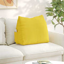 Rygpude Lys Gul 60 x 20 x 50 cm Stof