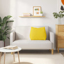 Rygpude Lys Gul 60 x 20 x 50 cm Stof