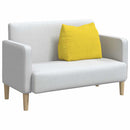 Rygpude Lys Gul 60 x 20 x 50 cm Stof