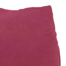 Rygpude Vinrød 60 x 20 x 50 cm Velourstof