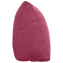 Rygpude Vinrød 60 x 20 x 50 cm Velourstof