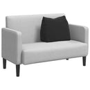 Rygpude Sort 60 x 20 x 50 cm Velourstof