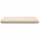 Sædepuder 4 stk. Mikrofiberstof Beige 40 x 40 x 3 cm