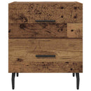 Natskab 2 pcs Gammelt træ 40 x 35 x 47,5 cm Konstrueret træ