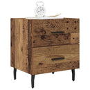 Natskab 2 pcs Gammelt træ 40 x 35 x 47,5 cm Konstrueret træ