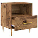 Sengebord 2 pcs Gammelt træ 40 x 35 x 47,5 cm Konstrueret træ
