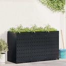 Wheelie Bin Opbevaring til 3 Affaldscontainere Sort