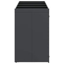 Wheelie Bin Opbevaring til 4 Affaldscontainere Antracit