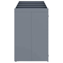 Wheelie Bin Opbevaring til 4 Affaldscontainere Lysegrå