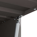 Vægbeslag til Garage Sort 90 x 33 x 35 cm Pulverlakeret stål
