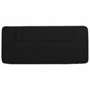 Polstret sengegavl Brun og sort 80 cm Massiv fyrretræ