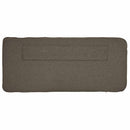 Polstret sengegavl Brun og Taupe 135 cm Massiv fyrretræ