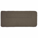 Polstret sengegavl Brun og Taupe 120 cm Massiv fyrretræ