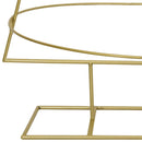 Metal juletræ med stativ Guld 148 cm Pulverlakeret Stål