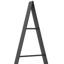Metal juletræ Sort 90 cm Stål