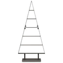 Metal juletræ Sort 90 cm Stål