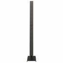Metal juletræ Sort 90 cm Stål