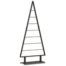 Metal juletræ Sort 125,5 cm Stål