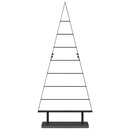 Metal juletræ Sort 125,5 cm Stål