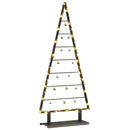 Metal juletræ Sort 125,5 cm Stål