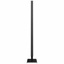 Metal juletræ med stativ Sort 150 cm Stål