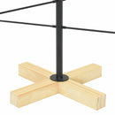 Metal juletræ Sort 89 cm Pulverlakeret Stål