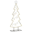 Metal juletræ Sort 125 cm Stål
