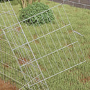 Hønsebur Sølv 110 x 100 x 85 cm Galvaniseret stål