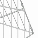 Hønsebur Sølv 215 x 100 x 85 cm Galvaniseret stål