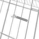 Hønsebur Sølv 430 x 100 x 85 cm Galvaniseret stål