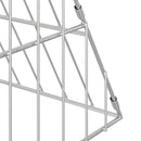Hønsebur Sølv 430 x 100 x 85 cm Galvaniseret stål