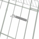 Hønsebur Sølv 650 x 100 x 85 cm Galvaniseret stål