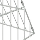 Hønsebur Sølv 650 x 100 x 85 cm Galvaniseret stål