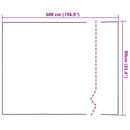 Statisk Vinduesfilm Frostet grå 90 x 500 cm PVC