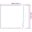 Statisk Reflekterende Solfilm til Vinduer Sølv 90 x 1000 cm PVC