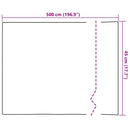 Selvklæbende Vinduesfolie Frostet hvid 45 x 500 cm PVC