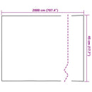 Selvklæbende Vinduesfolie Frostet hvid 45 x 2000 cm PVC