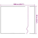 Selvklæbende Vinduesfolie Frostede striber 60 x 1000 cm PVC