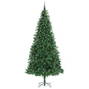 Kunstigt juletræ med stativ Grøn 300 cm PVC og metal og plast