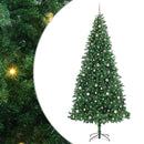 Kunstigt juletræ med stativ Grøn 300 cm PVC og metal og plast