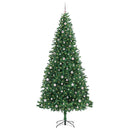 Kunstigt juletræ med stativ Grøn 300 cm PVC og metal og plast