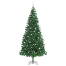 Kunstigt juletræ med stativ Grøn 300 cm PVC og metal og plast