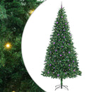 Kunstigt juletræ med stativ Grøn 300 cm PVC og metal og plast