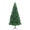 Kunstigt juletræ med stativ Grøn 300 cm PVC og metal og plast