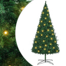 Juletræ Med dekorative strenglamper Grøn 400 cm PVC